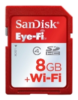 Sandisk 8Gb Class4 +Wi-Fi SD